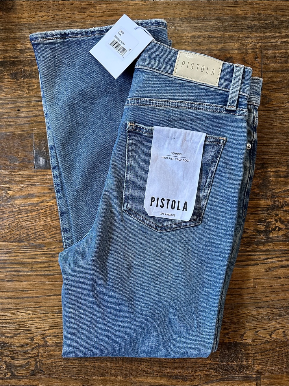 NEW with tags PISTOLA Lennon High Rise Crop Boot Jeans Size 28 Women’s Bootcut